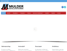 Tablet Screenshot of mulderinstallatietechniek.nl